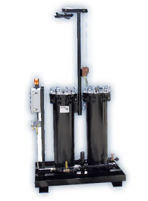 Model 502 dual-housing quench filtration system