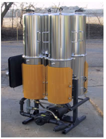 Photo of an Quench Oil Filtration System Unit.