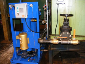 Photo of the Quench Oil Filtration System